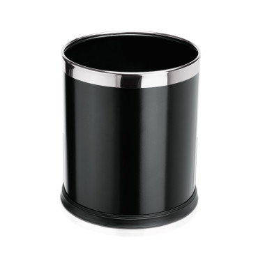 Acier, Thermolaqué Corbeille à papier 22 cm H 25 cm noir époxy acier professionnel - Was Germany  au meilleur prix sur Restock C