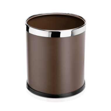 Acier, Thermolaqué Corbeille à papier 25 cm H 25 cm marron époxy acier professionnel - Was Germany  au meilleur prix sur Restock
