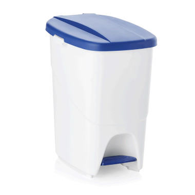 Polypropylène Poubelle à pédale couvercle bleu 25 ltr 25 x 40 x 41,5 cm polypropylène professionnel - Was Germany  au meilleur p