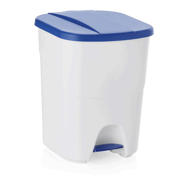 Polypropylène Poubelle à pédale couvercle bleu 40 ltr 35 x 38,5 x 45,5 cm polypropylène professionnel - Was Germany  au meilleur