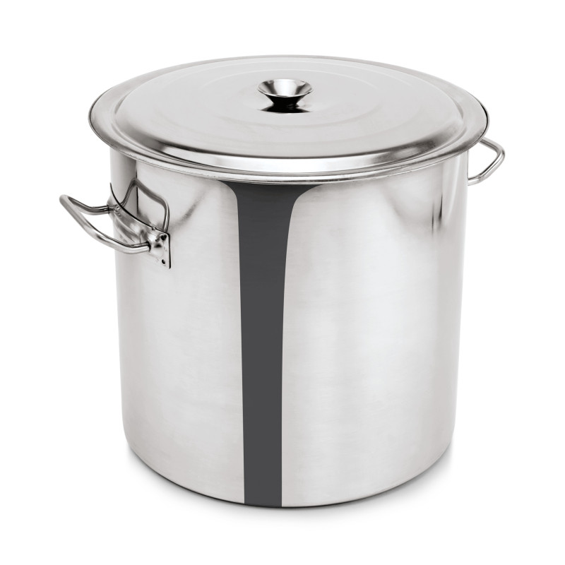 Acier inox chrome-nickel Poubelle avec couvercle 47,5 ltr 42 cm inox professionnel - Was Germany  au meilleur prix sur Restock C