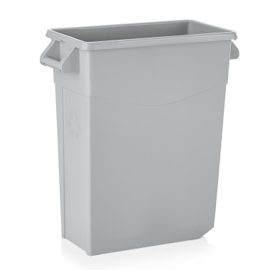 Polypropylène Poubelle 65 ltr 61 x 27,5 x 67 cm avec poignée et 2 roulettes polypropylène professionnel - Was Germany  au meille
