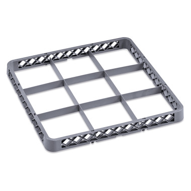 Élément d'extension 9 compartiments pour 9860009 polypropylène DISH RACK 98 professionnel - Was Germany  au meilleur prix sur Re