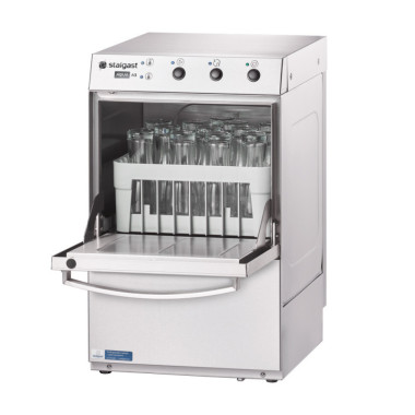 Lave-verres professionnel 2,77 kW, cycle 120/180 sec, inox, désinfection - Stalgast  au meilleur prix sur Restock CHR