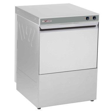 Lave-vaisselle panier 500x500 mm, avec pompe vidange et doseur de produit de lavage - Diverso  au meilleur prix sur Restock CHR