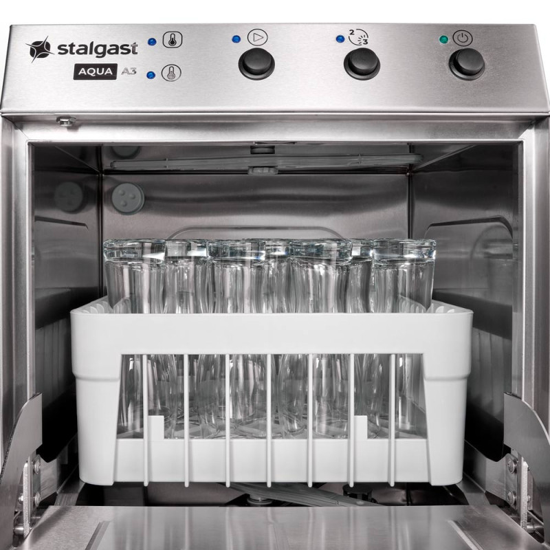Lave-verre professionnel 30 paniers/h 2,77 kW 230 V - Rinçage intégré - Acier inox - Stalgast  au meilleur prix sur Restock CHR