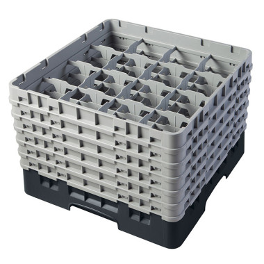 Casiers de lavage haut max 29.8 cm - 50 x 50 x 34.9 cm - Noir - Lot de 2 - Cambro  au meilleur prix sur Restock CHR