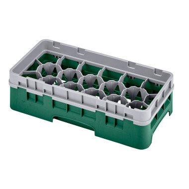 Demi casiers 17 cases à verres haut max 9.2 cm - 50 x 25 x 14.3 cm - Lot de 5 - Cambro  au meilleur prix sur Restock CHR