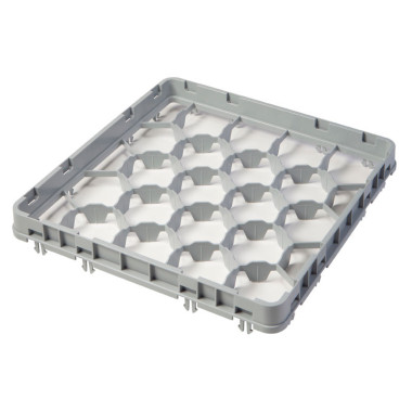 Extension casier mi-profondeur 20 compartiments - 49.9 x 49.9 x 5.1 cm - Gris - Lot de 12 - Cambro  au meilleur prix sur Restock