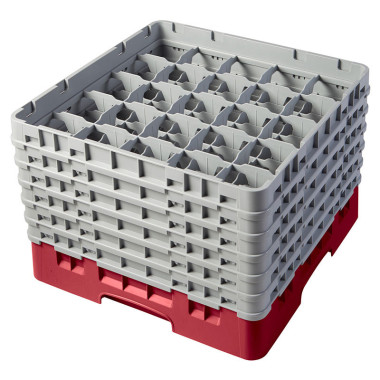 Casiers de lavage - haut max 29.8 cm - 50 x 50 x 34.9 cm - Groseille - Lot de 2 - Cambro  au meilleur prix sur Restock CHR