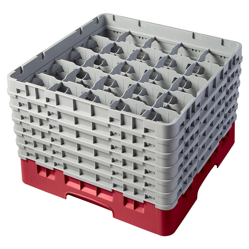 Casiers de lavage - haut max 29.8 cm - 50 x 50 x 34.9 cm - Groseille - Lot de 2 - Cambro  au meilleur prix sur Restock CHR
