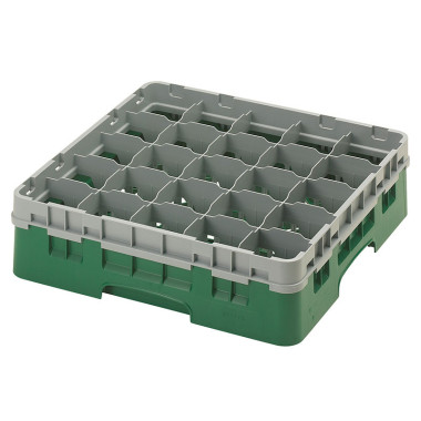 Casiers de lavage haut max 11.4 cm - 50 x 50 x 14.3 cm - Vert - Lot de 5 - Cambro  au meilleur prix sur Restock CHR