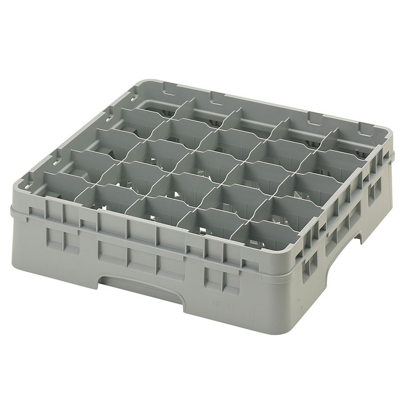 Casiers de lavage haut max 11.4 cm - 50 x 50 x 14.3 cm - Gris Clair - Lot de 5 - Cambro  au meilleur prix sur Restock CHR