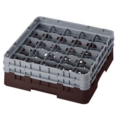 Casiers de lavage haut max 13.3 cm - 50 x 50 x 18.4 cm - Brun - Lot de 4 - Cambro  au meilleur prix sur Restock CHR