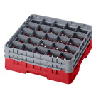 Casiers de lavage - haut max 15.5 cm - 50 x 50 x 18.4 cm - Rouge - Lot de 4 - Cambro  au meilleur prix sur Restock CHR