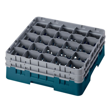 Casiers de lavage - Haut max 15.5 cm - 50 x 50 x 18.4 cm - Vert Turquoise - Lot de 4 - Cambro  au meilleur prix sur Restock CHR