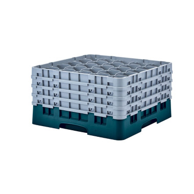 Casiers de lavage - Haut max 23.8 cm - 50 x 50 x 26.7 cm - Vert Turquoise - Lot de 2 - Cambro  au meilleur prix sur Restock CHR