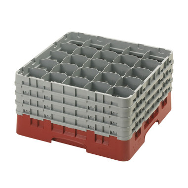 Casiers de lavage - Haut max 23.8 cm - 50 x 50 x 26.7 cm - Groseille - Lot de 2 - Cambro  au meilleur prix sur Restock CHR