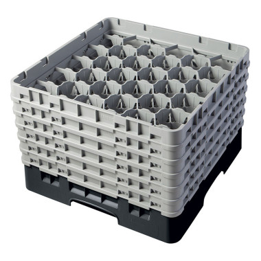 Casiers de lavage - 30 cases à verres - Haut max 29.8 cm - 50 x 50 x 34.9 cm - Lot de 2 - Cambro  au meilleur prix sur Restock C