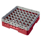 Casiers de lavage - Haut max 9.2 cm - 50 x 50 x 14.3 cm - Groseille - Lot de 5 - Cambro  au meilleur prix sur Restock CHR