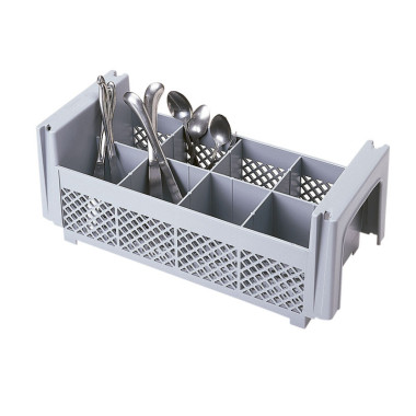 Casier à couvert - 8 compartiments sans anses - 45.7 x 19.7 x 18.4 cm - Lot de 6 - Cambro  au meilleur prix sur Restock CHR