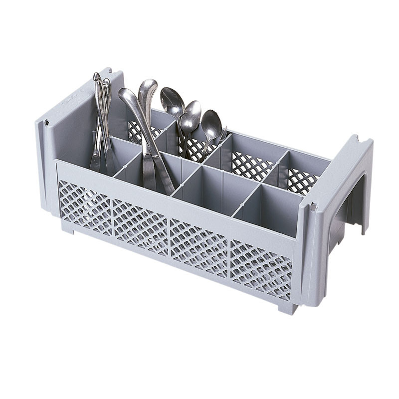 Casier à couvert - 8 compartiments sans anses - 45.7 x 19.7 x 18.4 cm - Lot de 6 - Cambro  au meilleur prix sur Restock CHR