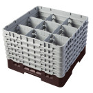 Casiers de lavage - 9 compartiments verres - Haut max 29.8 cm - 50 x 50 x 34.9 cm - Lot de 2 - Cambro  au meilleur prix sur Rest