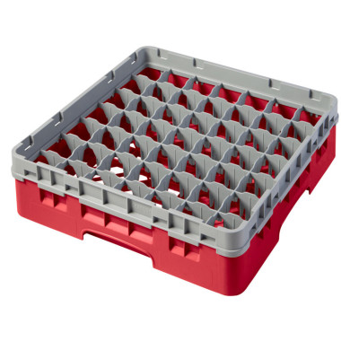 Casiers de lavage - 9 compartiments verres - Haut max 9.2 cm - 50 x 50 x 14.3 cm - Lot de 5 - Cambro  au meilleur prix sur Resto