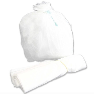 Sac poubelle compostable 80x120 blanc - 300 pièces - Ecobioshopping  au meilleur prix sur Restock CHR