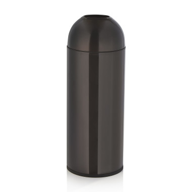 Acier inox chrome-nickel, Plastique Poubelle 32 cm H 83 cm noir inox plastique professionnel - Was Germany  au meilleur prix sur