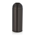 Acier inox chrome-nickel, Plastique Poubelle 32 cm H 83 cm noir inox plastique professionnel - Was Germany  au meilleur prix sur