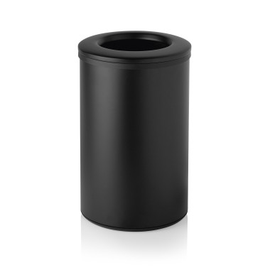 Acier inoxydable, Polypropylène Poubelle 35,5 cm H 55 cm 40 ltr noir inox polypropylène professionnel - Was Germany  au meilleur