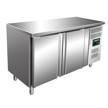 Table congélateur - 2 portes - 205L - Inox - Saro  au meilleur prix sur Restock CHR
