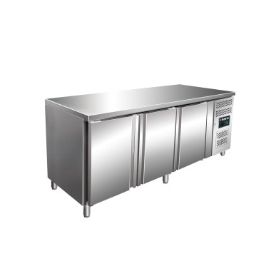 Table congélateur - 3 portes - 358L - Inox - Saro  au meilleur prix sur Restock CHR
