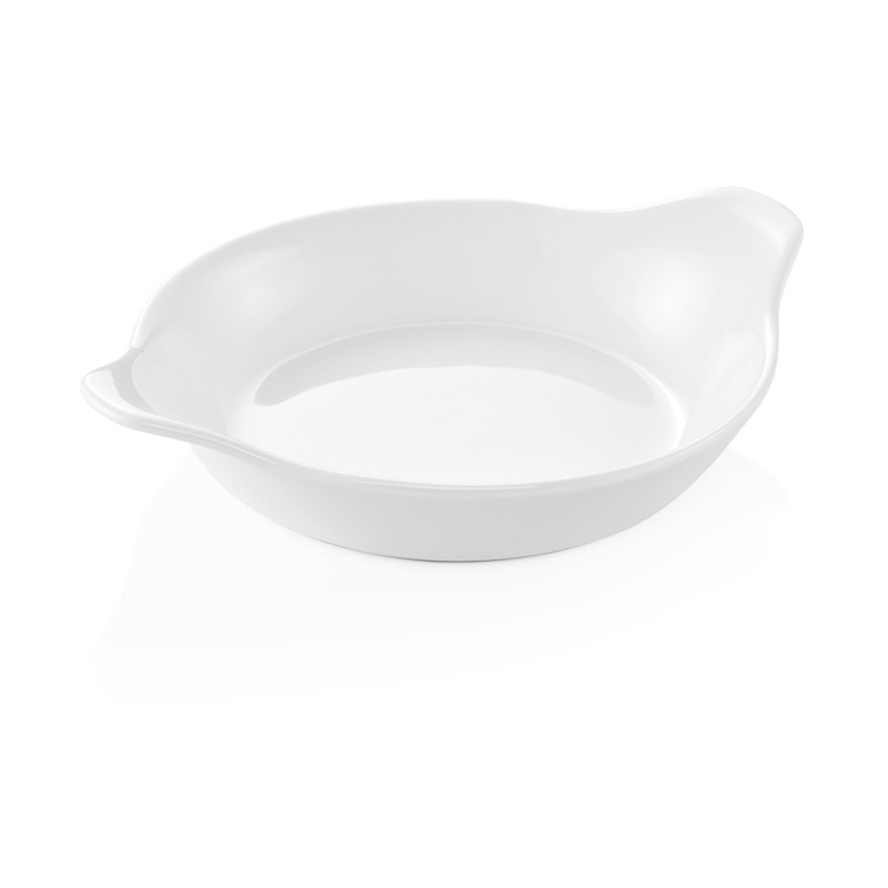 Porcelaine Plat à gratin ovale blanc 21 cm avec poignées (x4) professionnel - Was Germany  au meilleur prix sur Restock CHR