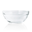 Verre, Verre trempé Bol 20 cm H 9,5 cm verre trempé (x3) professionnel - Was Germany  au meilleur prix sur Restock CHR