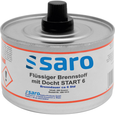Combustible liquide - 200g - 6h - Glycol - START 6 - Lot de 24 - Saro  au meilleur prix sur Restock CHR