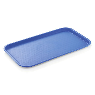 Plateau de restauration rapide GN 1/1 53 x 32,5 x 2 cm bleu polypropylène FAST FOOD TRAYS professionnel - Was Germany  au meille