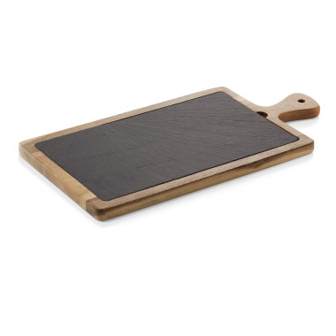 Planche de service 40,5 x 20 cm bois acacia ardoise SLATE & SERVE professionnel - Was Germany  au meilleur prix sur Restock CHR