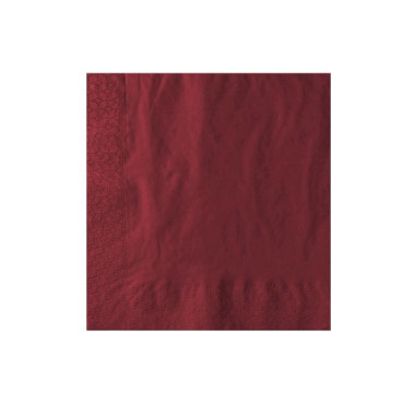 Serviette jetable Bordeaux 2 plis 40x40 cm - 100 pièces - Ecobioshopping  au meilleur prix sur Restock CHR