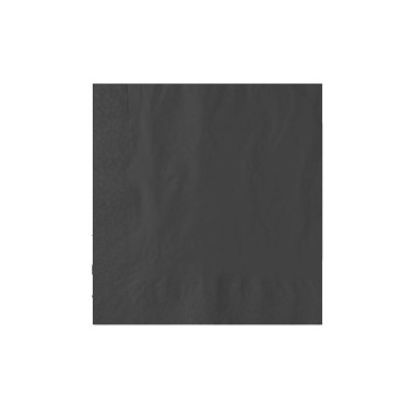 Serviette jetable noire 2 plis 40x40 cm - 100 pièces - Ecobioshopping  au meilleur prix sur Restock CHR
