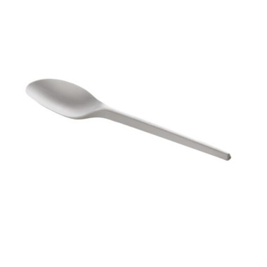Cuillère jetable professionnelle 17 cm en PLA - 50 pièces - Ecobioshopping  au meilleur prix sur Restock CHR