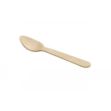 Cuillère jetable 10,5 cm en bois - 5000 pièces - Ecobioshopping  au meilleur prix sur Restock CHR