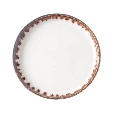 Assiette plate vanille - 240 mm - Finedine  au meilleur prix sur Restock CHR