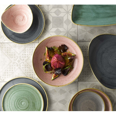 Assiette plate Stonecast Rose Pétale - 288mm - Finedine  au meilleur prix sur Restock CHR
