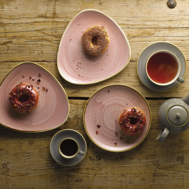 Assiette plate Stonecast Rose Pétale - 288mm - Finedine  au meilleur prix sur Restock CHR