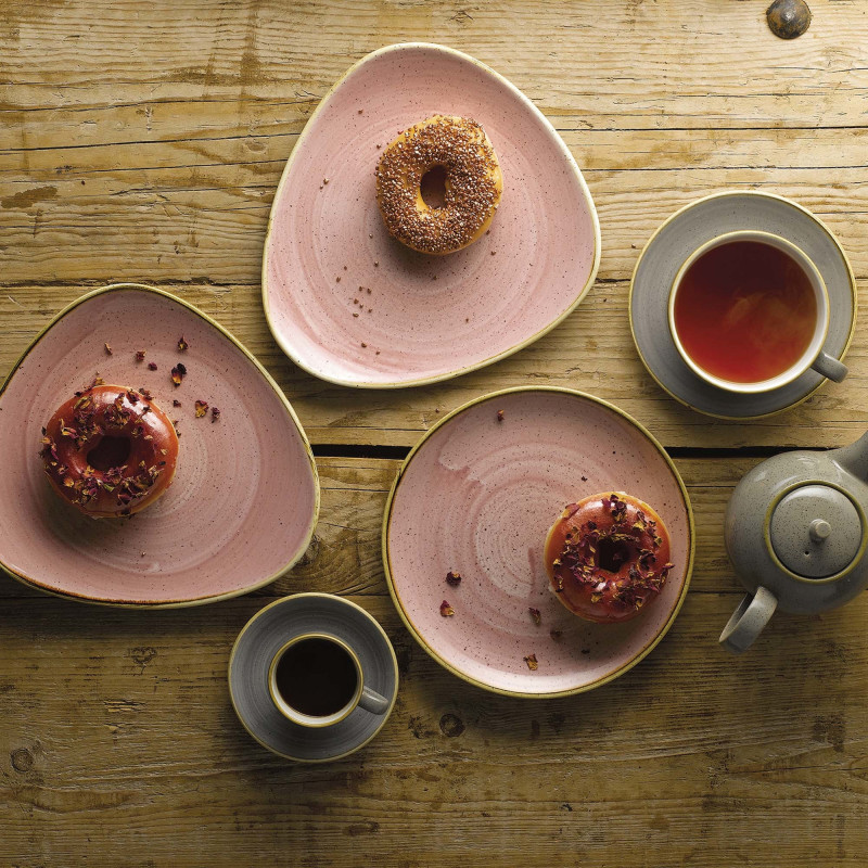 Assiette plate Stonecast Rose Pétale - 288mm - Finedine  au meilleur prix sur Restock CHR