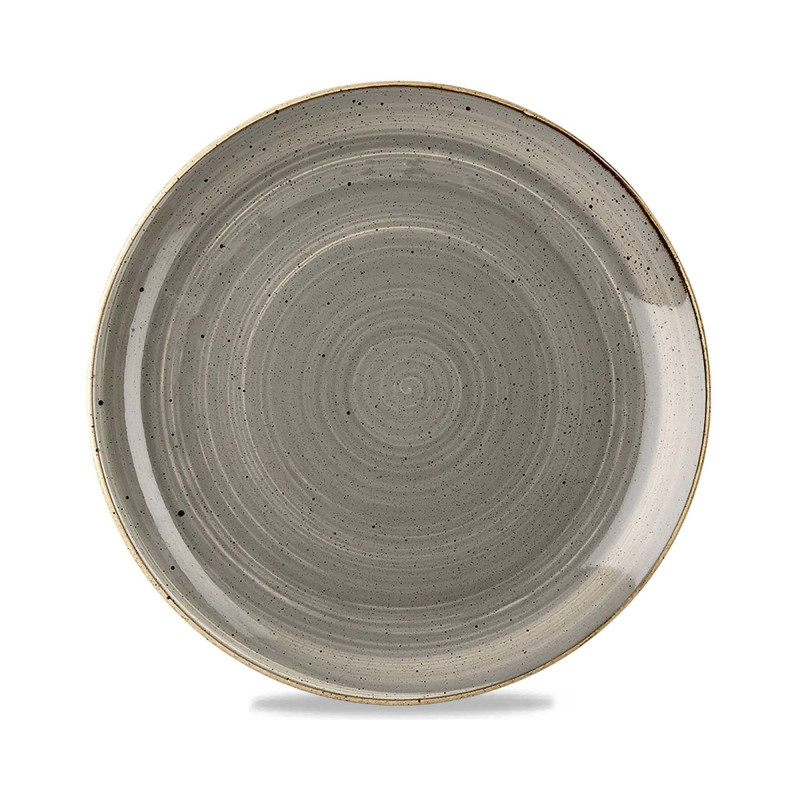 Assiette plate Stonecast Grey - 217 mm - Finedine  au meilleur prix sur Restock CHR