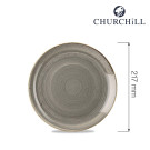 Assiette plate Stonecast Grey - 217 mm - Finedine  au meilleur prix sur Restock CHR