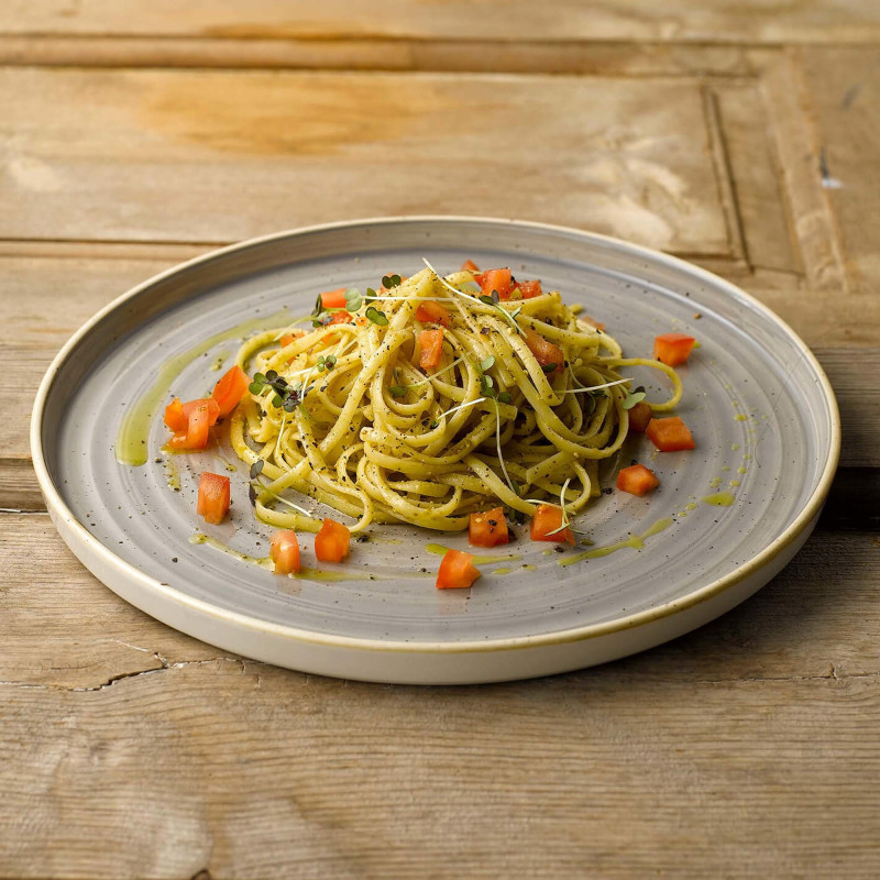 Assiette plate Stonecast Grey - 217 mm - Finedine  au meilleur prix sur Restock CHR